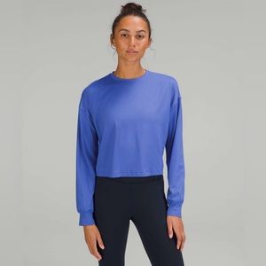 LULULEMON Abrasion Resistant Training Long Sleeve. Size 4. Color: Wild Indigo.